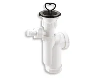 NOVASERVIS Sifon dřezový s pračkovým vývodem 50/40 plast - 442,PP NOVASERVIS Sifon dřezový s pračkovým vývodem 50/40 plast - 442,PP