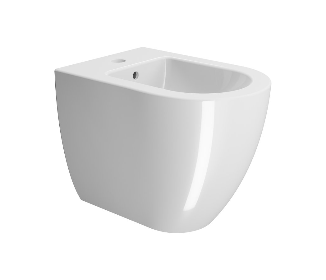 Gsi pura big bidet stojící 36x55cm, bílá extraglaze