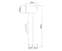 SAPHO Dvojventil s bidetovou sprchou s napojením WC nádrže, chrom (8)