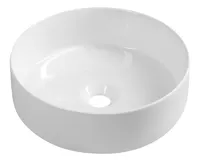 ISVEA INFINITY ROUND keramické umyvadlo na desku, průměr 36cm, bílá ISVEA INFINITY ROUND keramické umyvadlo na desku, průměr 36cm, bílá