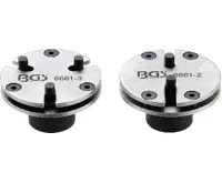 BGS Sada adaptérů pro stlačování brzdových pístů, univerzální, se 2 a 3 kolíky, 2dílná (2)