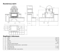 ABX Oxford -Kachlová pec levá s výměníkem 7kw hnědá | AKCE Zdravá láhev 0,7l (1)