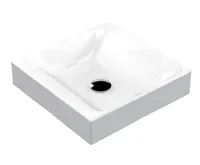 KERASAN CENTO keramické umyvadlo na desku, 45x45cm, bílá
