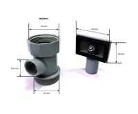 Donner Sada pro připojení přepadu Basket (2)