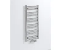 BRUCKNER ALBRECHT otopné těleso 400x930mm, středové připojení, chrom (2)