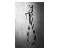 SAPHO Podomítková bidetová baterie se Stop sprškou, kulatá, chrom (1)