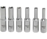 BGS Hlavice nástrčné 1/4" pro E-profil E4-E10, sada 6 dílů (1)