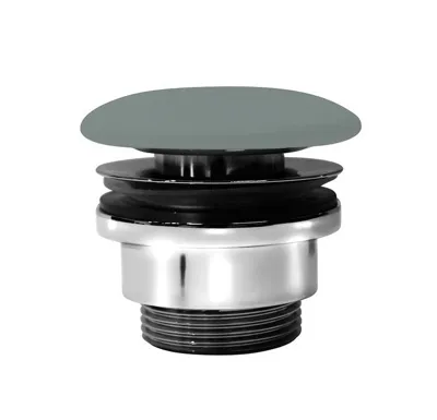 GSI GSI umyvadlová výpust 5/4“, neuzavíratelná, keramická zátka, 5-65mm, agave mat