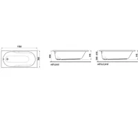 JIKA akrylátová vana Lyraplus 1700x700 mm (1)