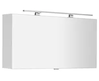 SAPHO CLOE galerka s LED osvětlením 100x50x18cm, bílá