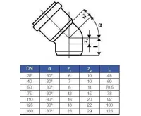 HTB koleno DN 75 - 30° (1)