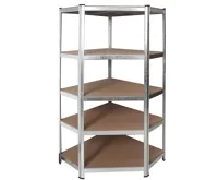 Profi Tools Kovový rohový regál ZEUS 180 x 90 x 70 x 40 cm 5 polic TC-081 Profi Tools Kovový rohový regál ZEUS 180 x 90 x 70 x 40 cm 5 polic TC-081