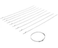 BGS Souprava spon pro nápravové manžety | nerezová ocel | 7 mm | 50 - 120 mm | 10dílná - BGS 7