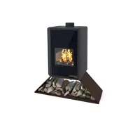 HS Flamingo Krbová kamna FLAMINGO DELUXE ® SENAI, hnědá - sametová