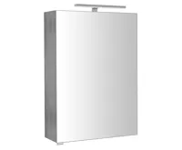 SAPHO RIWA galerka s LED osvětlením, 50x70x17cm, dub stříbrný