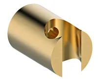 SAPHO Držák sprchy kulatý, pevný, zlato mat SAPHO Držák sprchy kulatý, pevný, zlato mat