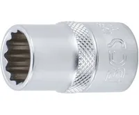 BGS Hlavice nástrčné 1/2", 12ti hranné, palcové, 10 dílů (4)