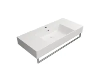 GSI KUBE X keramické umyvadlo 100x47cm, s odkládacími plochami, bílá mat (5)