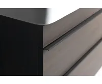 SAPHO SITIA umyvadlová skříňka 101,4x50x44,2cm, 2xzásuvka, borovice rustik (5)