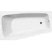 AQUALINE BEROUNKA rohová vana 160x90x42cm, levá, bílá