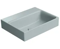 GSI NUBES keramické umývátko 40x32cm, bez otvoru, ghiaccio mat