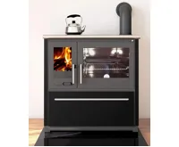 PLAMEN PLAMEN Sporák na tuhá paliva 850 GLAS - P černý PLAMEN PLAMEN Sporák na tuhá paliva 850 GLAS - P černý