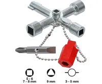 BGS Klíč pro rozvodné skříně, 5 rozměrů (1)