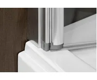 POLYSAN RIONI vanová zástěna s pneumatickým zdvihem, š. 710mm, stříbrná, čiré sklo (9)