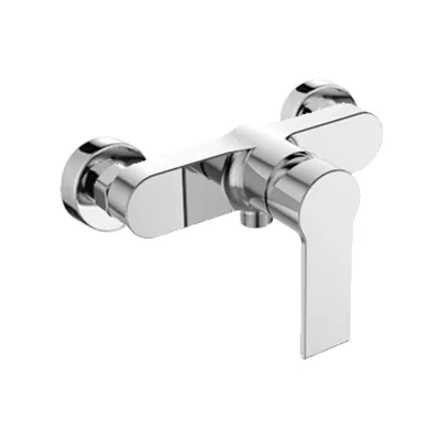 Sprchová nástěnná baterie, Dita, 150 mm, bez příslušenství, chrom