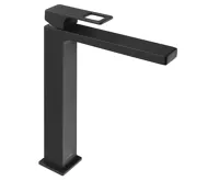 SAPHO FORATA  stojánková umyvadlová baterie vysoká, prodloužená hubice, černá mat SAPHO FORATA  stojánková umyvadlová baterie vysoká, prodloužená hubice, černá mat
