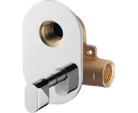 SAPHO Podomítkový regulátor teploty vody pro bidetové spršky, chrom SAPHO Podomítkový regulátor teploty vody pro bidetové spršky, chrom