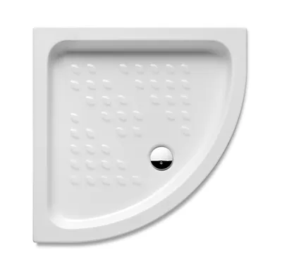 JIKA ITALIA Sprchová vanička, keramická, čtvrtkruhová, 90x90x10, Bílá