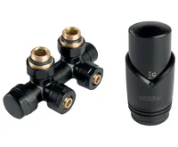 NOVASERVIS Sada na otopná tělesa se středovým připojením, rohová - ZTD30BL