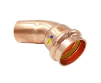 CU lisovací koleno 45° 9040 - 18 - pro topení i rozvod plynu F/M CU lisovací koleno 45° 9040 - 18 - pro topení i rozvod plynu F/M