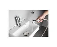 SAPHO RHAPSODY stojánková umyvadlová baterie s bidetovou sprchou, chrom (1)