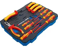 BGS Pěnová vložka pro BGS BOXSYS1 & 2: Sada kleští/šroubováků VDE, 13dílná (1)