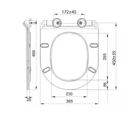 SAPHO WC sedátko, SLIM, Soft Close, Easy Take, bílá (6)