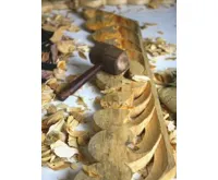 SAPHO UBUD zrcadlo ve vyřezávaném rámu 70x100cm, šedá (6)