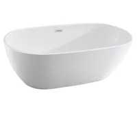 AQUALINE DOURO volně stojící vana, 180x82cm, bílá AQUALINE DOURO volně stojící vana, 180x82cm, bílá