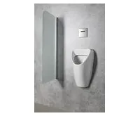 CERASTYLE SCHWARN keramický urinál, zadní přívod, zadní odpad, bílá (1)