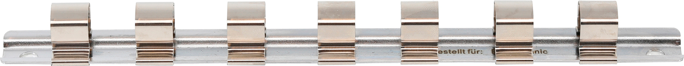 Bgs kolejnice pro 1/2" hlavice, 7 klipů, cv