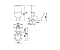 JIKA EUROLINE WC kombi - svislý odpad (1)