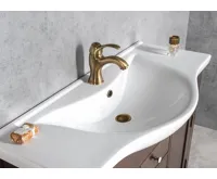 SAPHO KIRKÉ stojánková umyvadlová baterie s výpustí, bronz (3)