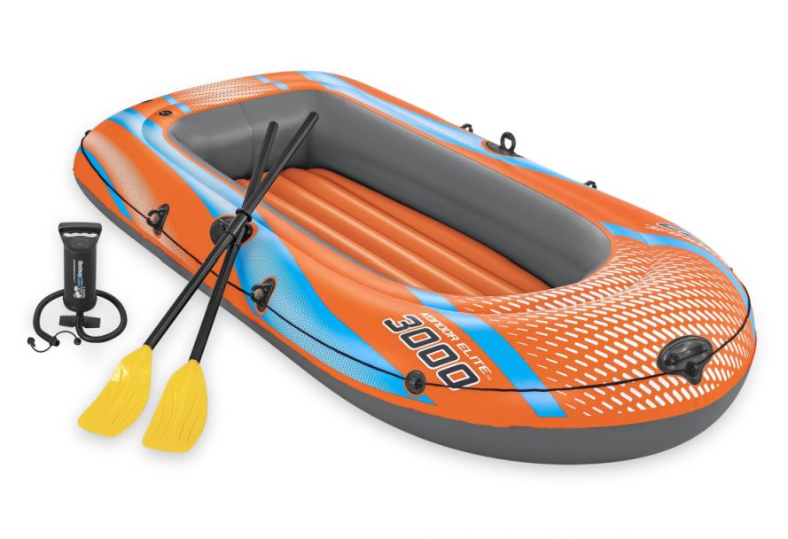 Bestway 61145 nafukovací člun kondor elite 3000 set - 246 x 122 x 45 cm