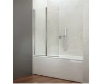 AQUALINE WILA vanová zástěna 900x1400 mm skládací, chrom, čiré sklo AQUALINE WILA vanová zástěna 900x1400 mm skládací, chrom, čiré sklo