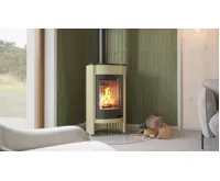 HS Flamingo Krbová kamna MASTERFLAMME ® Medie I, olivová (20)