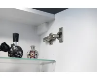 SAPHO RIWA galerka s LED osvětlením, 101x70x17cm, bílá lesk (4)