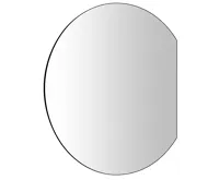 SAPHO DARA CUT zrcadlo s LED podsvícením 20W, ø 100x90cm, topná fólie