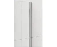 POLYSAN ESCA CHROME jednodílná sprchová zástěna k instalaci ke stěně, sklo Flute, 1200 mm (2)