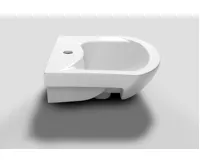 AQUALINE ZERO 45 keramické umyvadlo nábytkové 45,5x40cm, bílá (4)